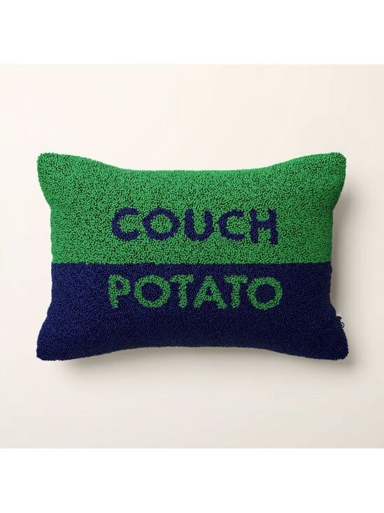 Kate Spade X Target Other - NWT KSNY Green and Blue Couch Potato Pillow